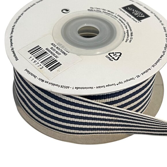 Stampin Up! Grosgrain Ribbon Spool Striped Retired Colors Lot 1 1/4" - Picture 4 of 8